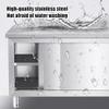 Stainless Steel Worktable with Cabinet, 120 x 60 x 80 cm view 4