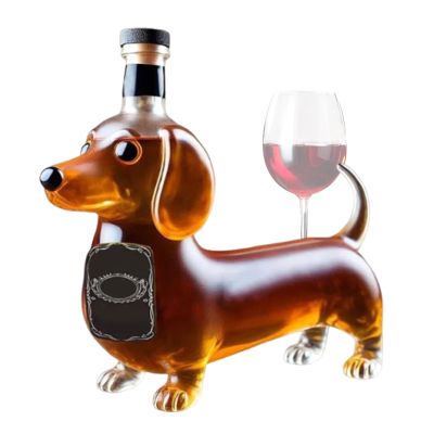 Dachshund-Shaped Whiskey Decanter for Whisky & Spirits