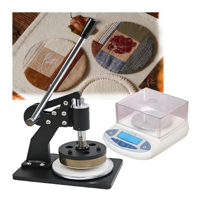 Vickyyy Portable Round Textile Cutter with Electronic Scale, 500 g/0.01 g