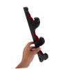 TOYANDONA Wall-Mounted Baseball Bat Rack, 1 Pair, 3-Tier, Black view 4