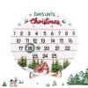 Christmas Advent Decorative Door Sign Calendar Ornament view 1