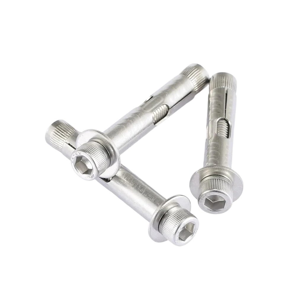 304 Stainless Steel Hex Socket Head Built-In Expansion Anchors, M6–M12 (M6 x 50 mm)