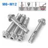 304 Stainless Steel Hex Socket Head Built-In Expansion Anchors, M6–M12 (M6 x 50 mm) view 3