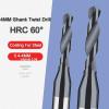 1-Pc. Carbide Alloy Twist Drill Bit for CNC Machines, High-Precision Tungsten Steel Drill for Metal Drilling (D3.15 × 18 × D4 × 50L) view 3