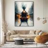 Adult Paint by Numbers Set, Train Landscape Canvas, 135 x 100 cm, 8YH-3528 view 2