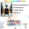 Adult Paint by Numbers Set, Train Landscape Canvas, 135 x 100 cm, 8YH-3528 view 4