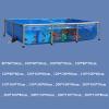 Portable Outdoor Koi Pond, Above-Ground Fish Pond for Aquaculture and Water Storage, 120 x 100 x 80 cm view 2