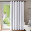 QINLIQIN Blackout Curtain, 1 Piece, 255 x 160 cm, Sound-Reducing, White view 1