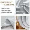 QINLIQIN Blackout Curtain, 1 Piece, 255 x 160 cm, Sound-Reducing, White view 4