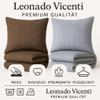 Leonado Vicenti Cozy Plush Floral Damask Bedding Set, Gray, Extra Warm, 155 x 220 cm view 2