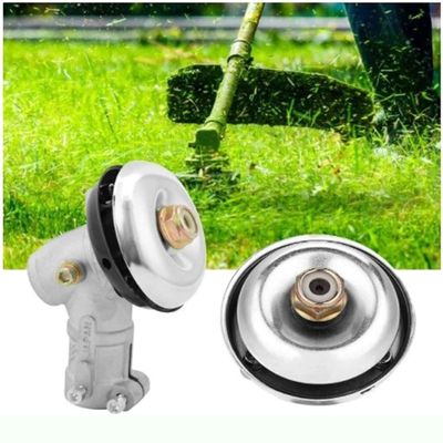 Aluminum and Steel Trimmer Gear Head, Universal Brush Cutter Replacement, 4/7/9/10 Teeth, 24–28 mm