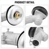 Aluminum and Steel Trimmer Gear Head, Universal Brush Cutter Replacement, 4/7/9/10 Teeth, 24–28 mm view 3