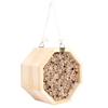 Acouto Wooden Bee House Nesting Box for Outdoor Garden Decor view 4