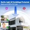 Window Sun Control Film 40 x 500 cm, 99% UV Protection, Heat-Rejecting, Blackout, One-Way Mirror Film, Light Blue view 4