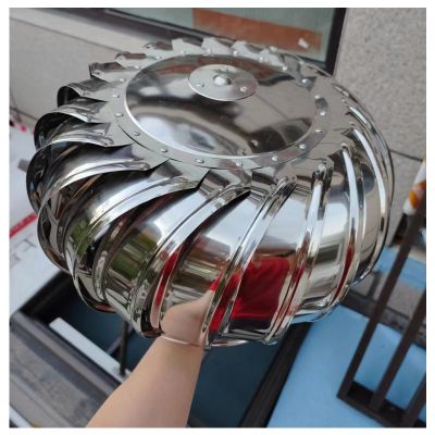 Stainless Steel Rotating Chimney Cap, Rain Cap for Smoke Outlets (300 mm/11.81 in)