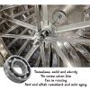 Stainless Steel Rotating Chimney Cap, Rain Cap for Smoke Outlets (300 mm/11.81 in) view 4