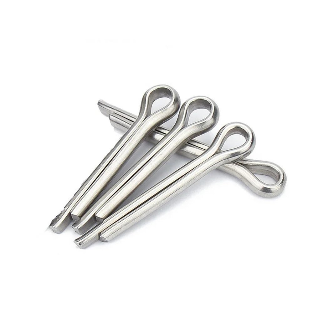 304 Stainless Steel U-Shaped Hairpin Cotter Pin, M5 x 60 mm, 10-Pack