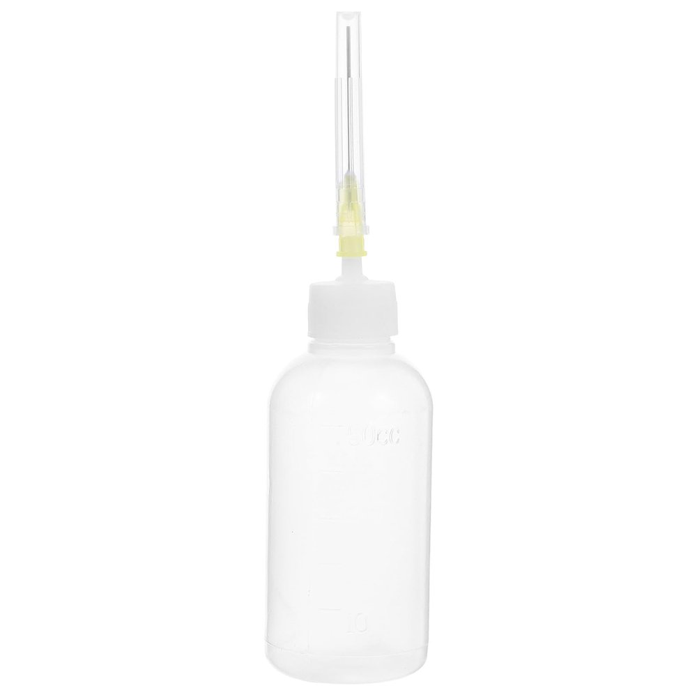 50 mL Plastic Applicator Bottles, 15-Pack, Needle Tip
