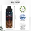Professional Basketball Arena Insulated Water Bottle with Handle, 530 ml, Stainless Steel Sports Bottle for School and Travel view 4