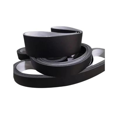 Industrial Conveyor Belt in Matte Black PVC