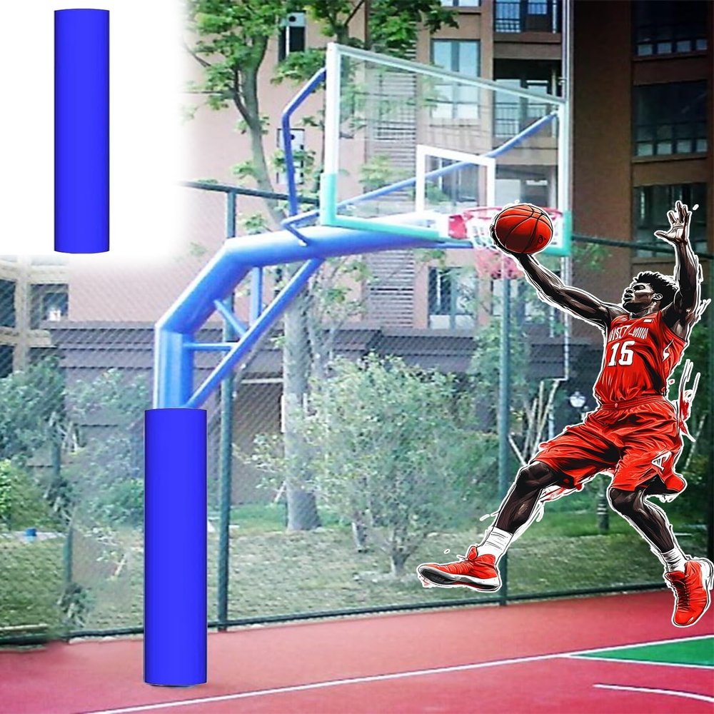 Basketball Pole Padding for Garages and Basements, Protective Cover