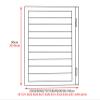 Swinging Café Doors, Extra-Wide Wooden Doors for Hallways and Kitchens, Home Decor, Bar Entrance view 2