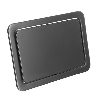 PENIKOKO Recessed Stainless Steel Trash Can Lid with Odor Isolation, Secure Fit, Round Design for Kitchen and Bathroom