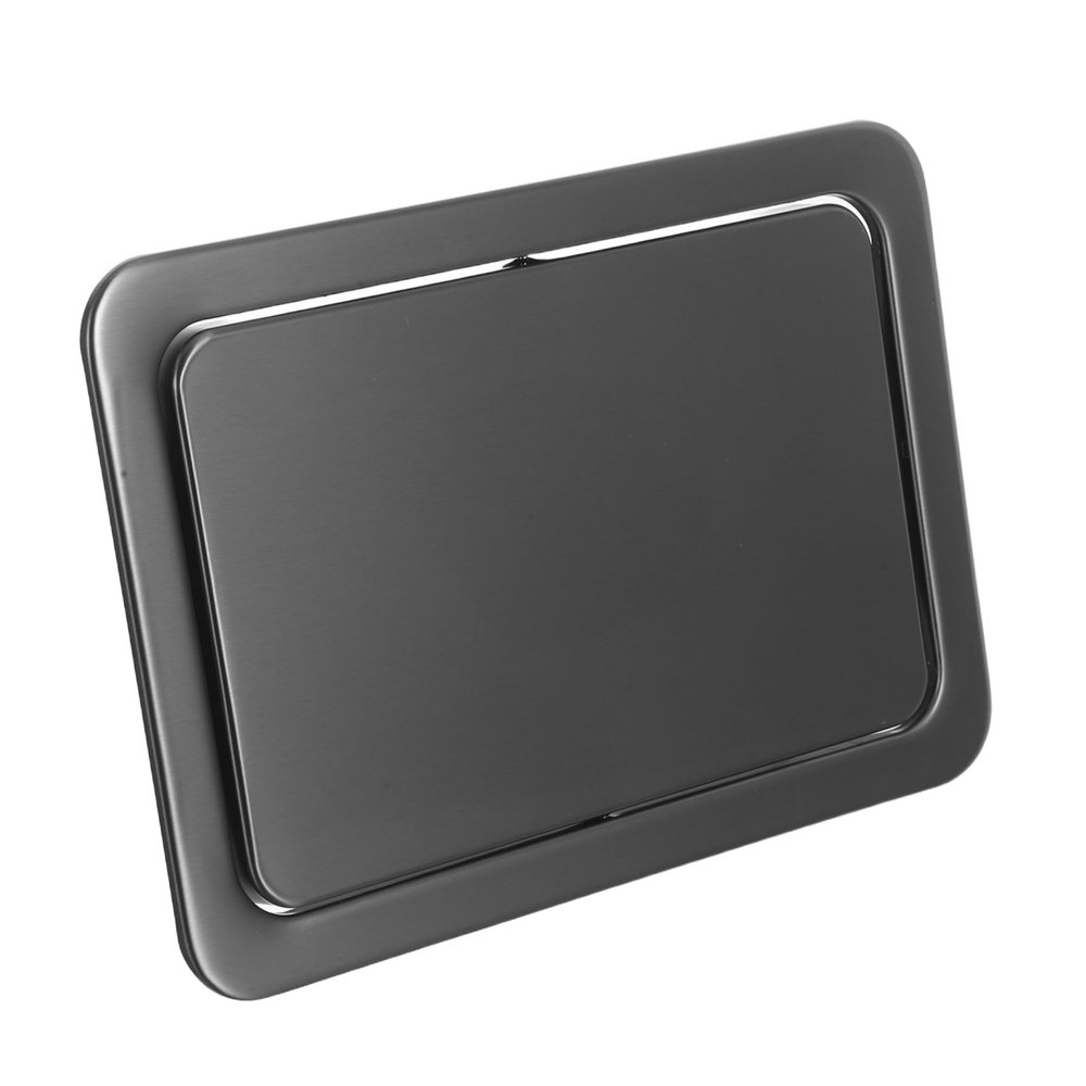 PENIKOKO Recessed Stainless Steel Trash Can Lid with Odor Isolation, Secure Fit, Round Design for Kitchen and Bathroom