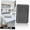 PENIKOKO Recessed Stainless Steel Trash Can Lid with Odor Isolation, Secure Fit, Round Design for Kitchen and Bathroom view 3