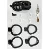 ZeeKoug Sports and Fitness Protective Cage, Comfortable Accessory with a Porous Black Ultra-Compact Design and Four Replaceable Rings of Different Sizes view 2