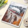 Paint by Numbers for Adults, Train and Bridge Canvas Kit, 40 x 55 cm, 8YH-4014 view 3