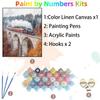 Paint by Numbers for Adults, Train and Bridge Canvas Kit, 40 x 55 cm, 8YH-4014 view 4
