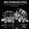6-Pack 304 Stainless Steel T-Bolt Hose Clamps, 40–43 mm view 4