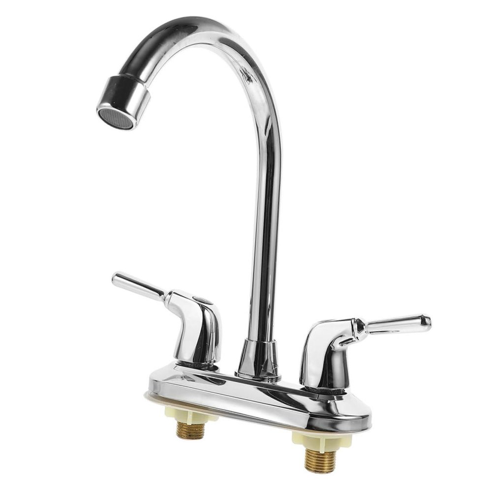 ARTIBETTER Swivel Two-Handle Faucet for Kitchen and Bathroom