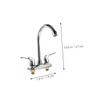 ARTIBETTER Swivel Two-Handle Faucet for Kitchen and Bathroom view 2