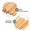 Supvox 100-Piece Reed Tube Refill for Mason Bee Houses, 20 cm view 3