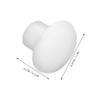 GLEAVI 500-Piece Round White Plastic Screw Hole Plugs for Furniture view 2