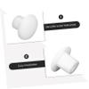 GLEAVI 500-Piece Round White Plastic Screw Hole Plugs for Furniture view 3