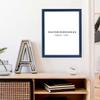 Rahmendesign24 Milano Picture Frame, Dark Blue, 24 x 30 cm view 3