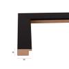 Rahmendesign24 Milano Picture Frame, Dark Blue, 24 x 30 cm view 4