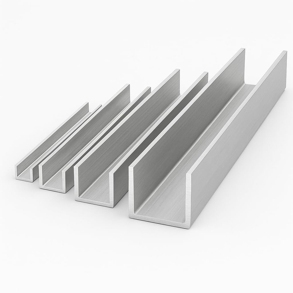 Aluminum U-Channel Profile (2000 mm, 40 × 40 × 2 mm)