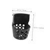 Toddmomy 4-Piece Replacement Pool Table Pockets, PE Mesh with Black Drop Nets, Easy to Install for Standard Tables view 2