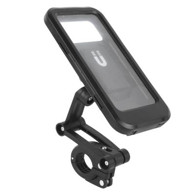 Tbest Waterproof Bicycle Phone Holder, Universal Motorcycle Handlebar Mount for Phones and Electric Scooters