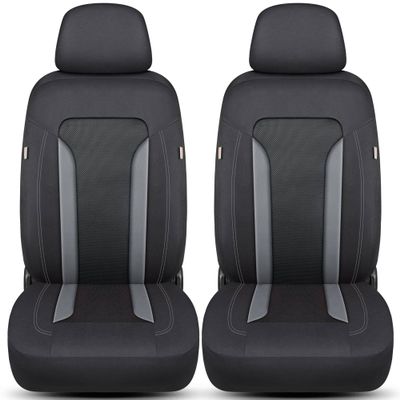 Protective Seat Covers for Mercedes EQV, 2020+, Black/Gray TF2