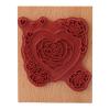 HEEPDD Rose Stamp, Multi-Purpose Wooden Craft Stamp view 1