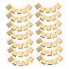 Housoutil 100-Piece Copper Crimp Ends for Flat Ribbon Cables, Jewelry and Straps view 1