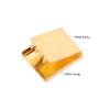 Housoutil 100-Piece Copper Crimp Ends for Flat Ribbon Cables, Jewelry and Straps view 2