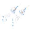 BESTonZON Set of 2 Nautical Wind Chimes with Helm and Starfish view 1