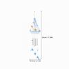BESTonZON Set of 2 Nautical Wind Chimes with Helm and Starfish view 3