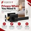 Homefy Black Door Lever Handle with Lock view 4